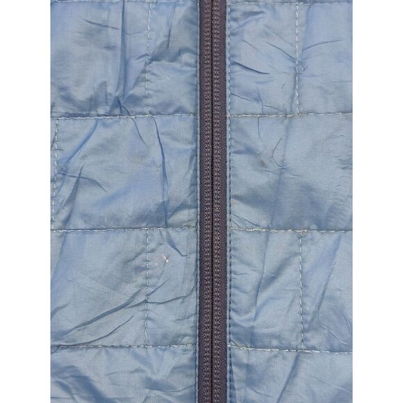 Patagonia Mens Size XS Blue Quilted Nano Puff Zip Vest Jacket Schneider Electric - Picture 6 of 8